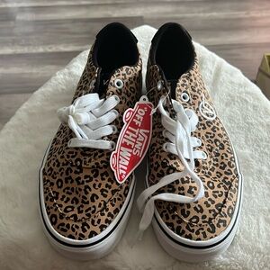 Women's Vans Sport Vulc Lace Up Skate Shoes Cheetah Print Size 7 VN0A5ELC36I